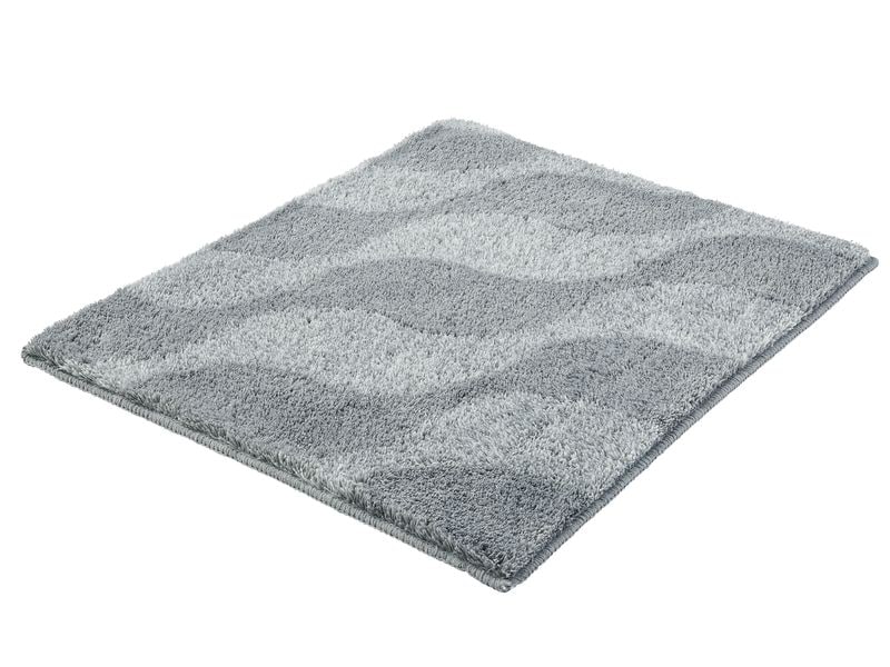 Kleine Wolke | Badteppich Onda | Anthrazit 55x 65 cm