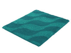 Kleine Wolke | Badteppich Onda | Petrol 55x 65 cm
