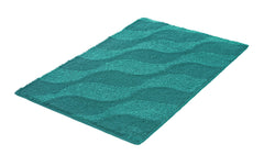 Kleine Wolke | Badteppich Onda | Petrol 60x 90 cm