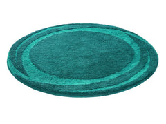 Kleine Wolke | Badteppich Mystic | Petrol 100 cm rund