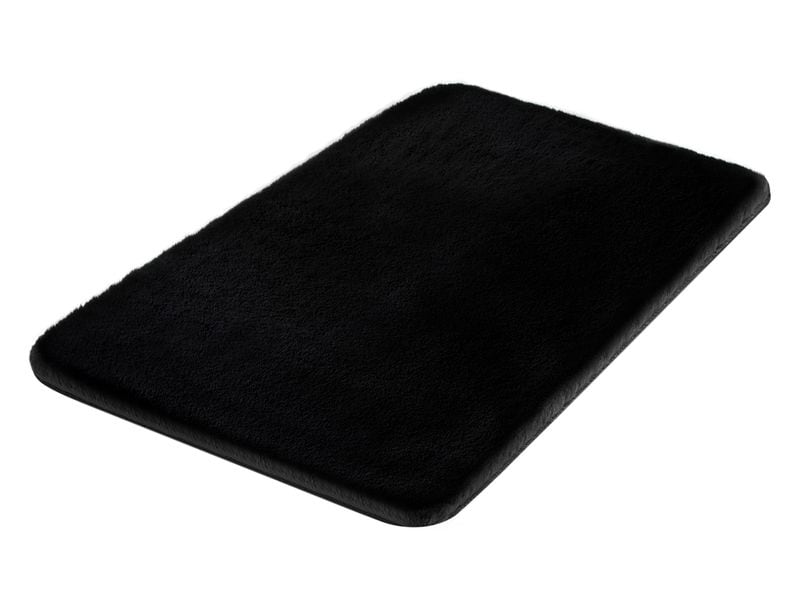 Kleine Wolke | Badteppich Cony | Schwarz 70x120 cm