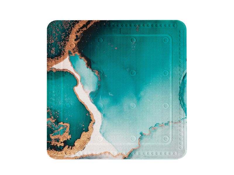 Kleine Wolke | Duscheinlage Teal | Petrol 55x 55 cm