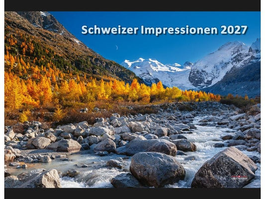 Calendaria | Kalender 2027 CH Impressionen | 48 x 33 cm