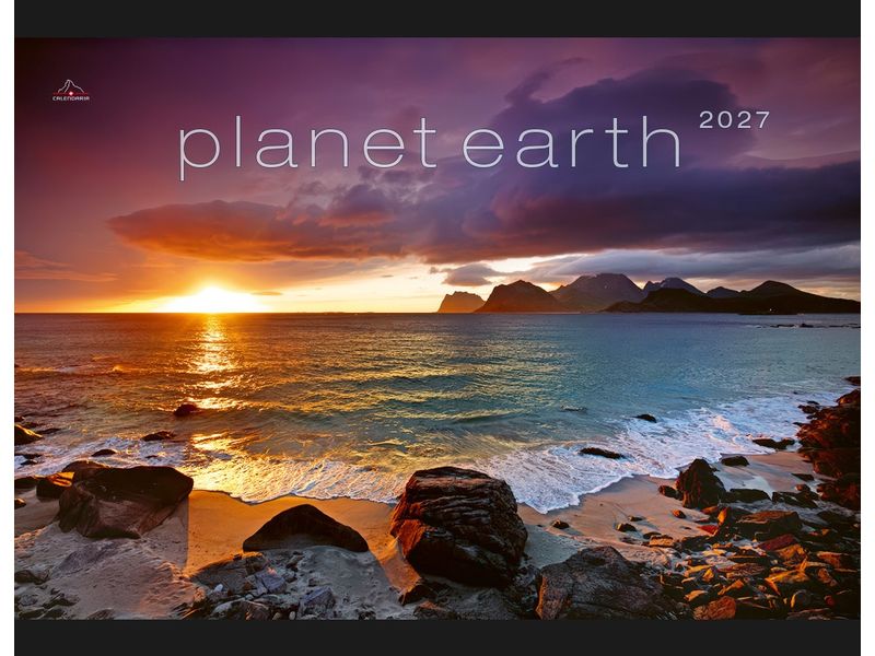 Calendaria | Kalender 2027 Planet Earth | 48 x 33 cm