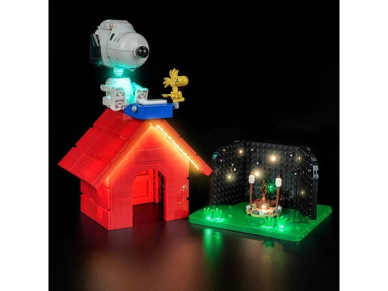 BrickBling | BeleuchtungsSet LEGO 21368 Peanuts Snoopys | mit Fernbedienung