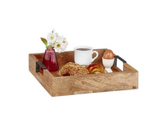 relaxdays | Serviertablett | Mangoholz