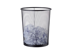 relaxdays | Papierkorb | Schwarz, 19 Liter