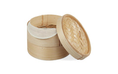 relaxdays | Dampfgarer Bambus | 2 Etagen 20,5 cm
