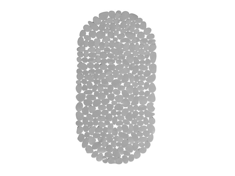 relaxdays | Badewannenmatte Steinoptik | ca. 0,5 x 36 x 68 cm, Grau