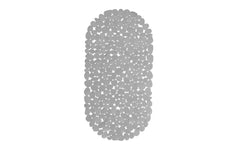 relaxdays | Badewannenmatte Steinoptik | ca. 0,5 x 36 x 68 cm, Grau