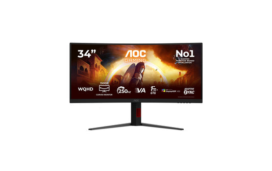 AOC | Monitor 34 CU34G4ZCA | 240 Hz, VA, HDMI, DP , HV, 90W PD
