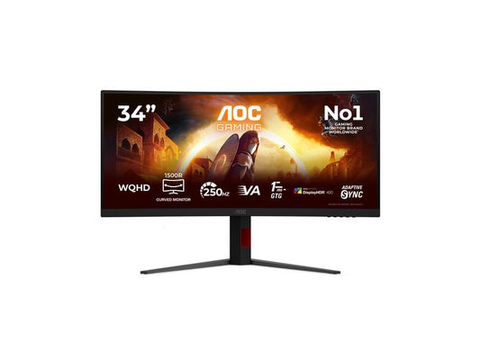 AOC | Monitor 34 CU34G4ZCA | 240 Hz, VA, HDMI, DP , HV, 90W PD