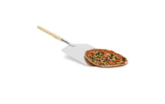 relaxdays | Pizzaschaufel | Holzgriff und Schaufel aus Aluminium