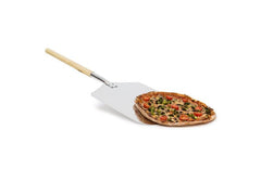 relaxdays | Pizzaschaufel | Holzgriff und Schaufel aus Aluminium
