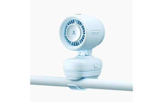 Jisulife | Kinderwagen Ventilator Fan 4 Blau | 5000mAh