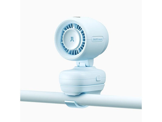 Jisulife | Kinderwagen Ventilator Fan 4 Blau | 5000mAh