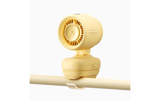 Jisulife | Kinderwagen Ventilator Fan 4 Gelb | 5000mAh