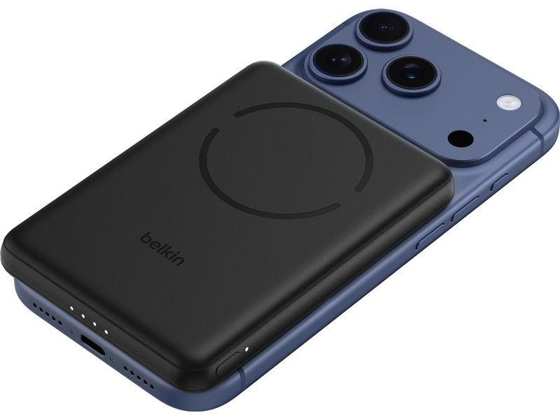 Belkin | BoostCharge Slim 5K | 5000 mAh, Schwarz, Slim, Magnetic