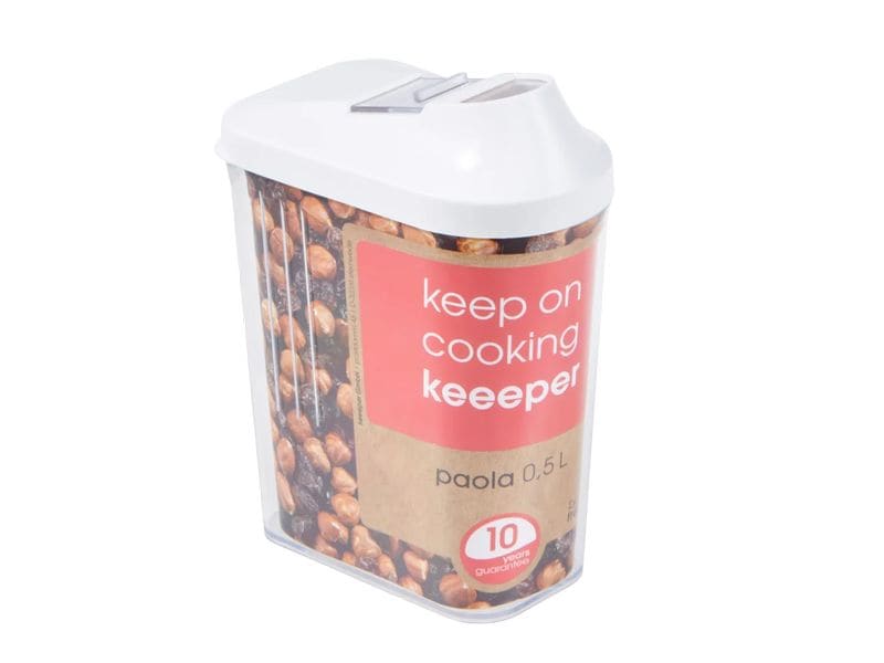 keeeper | Schüttdose 1 l | paola, white