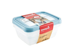 keeeper | Set 3 x Tiefkühldose 3 x 1,25 l | mia magic ice, nordic blue