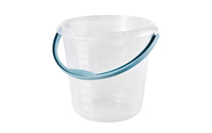 keeeper | Eimer mit Ausguss 10 l | natural transparent, mika