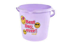 keeeper | Deco-Eimer 10 l | soft purple, ilvie emoji best day