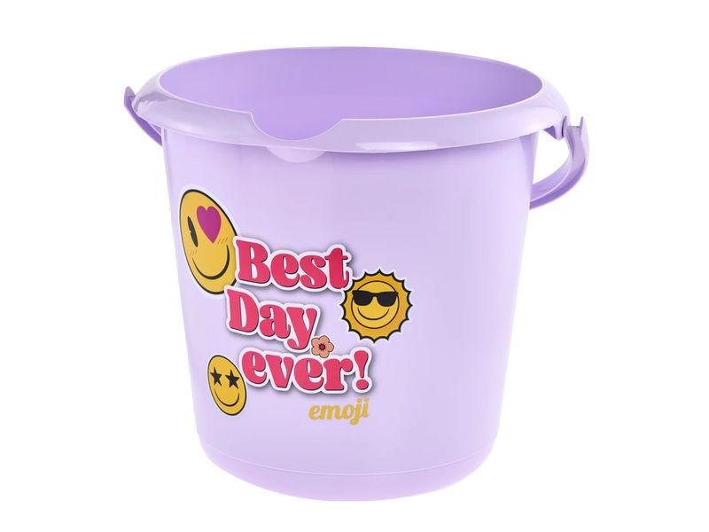 keeeper | Deco-Eimer 10 l | soft purple, ilvie emoji best day