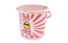 keeeper | Deco-Eimer 10 l | nordic pink, ilvie emoji positive