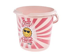 keeeper | Deco-Eimer 10 l | nordic pink, ilvie emoji positive