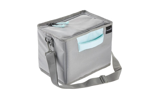 keeeper | Faltbare Isoliertasche L | nea, aquamarine, mit Schultergurt