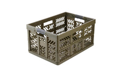 keeeper | Profi-Klappbox mit Softgriffen 45 l | Modell Ben, 54 x 37 x 28 cm, olive