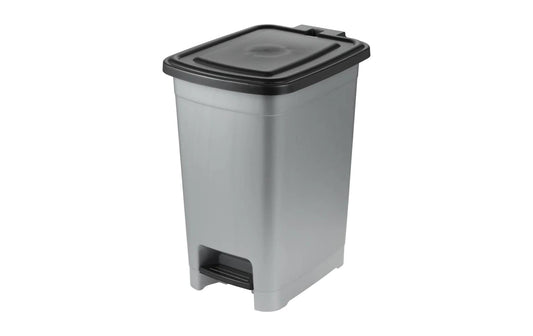 keeeper | Treteimer 25 l | light silver, olaf