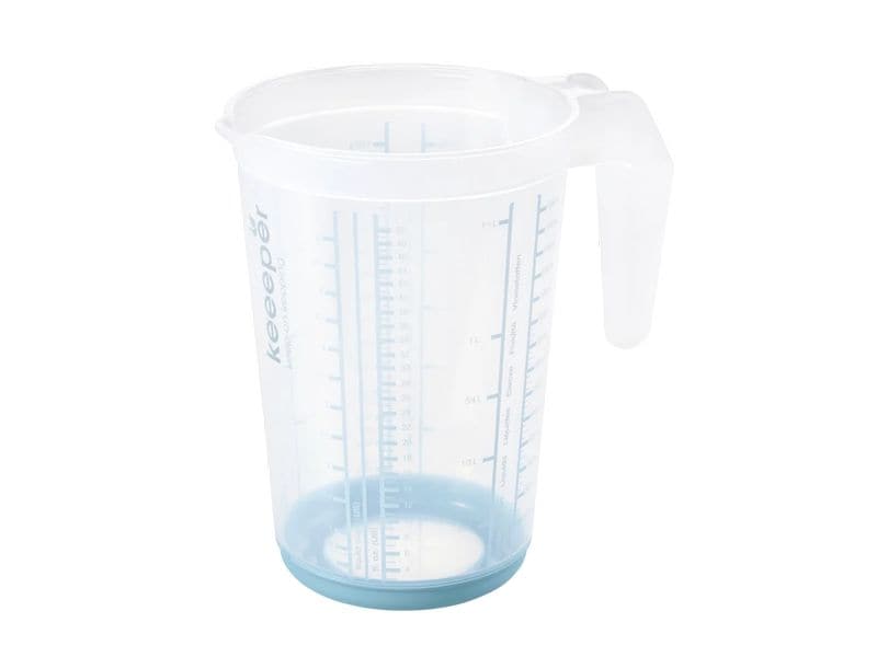 keeeper | Messkanne mit Anti-Rutsch-Funktion 1,5 l | Modell massimo, nordic blue