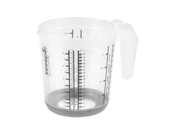 keeeper | Messkanne mit Anti-Rutsch 1 l | Modell massimo, nordic grey