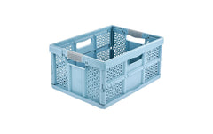 keeeper | Profi-Klappbox mit Softgriffen 32 l | Modell Lea, nordic blue