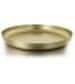 balthasar | Kerzenteller rund, Gold | Metall, 40x4.5 cm (DxH)