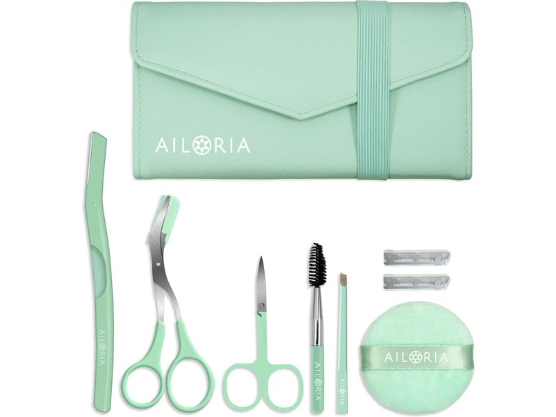 Ailoria | Visagique Eyebrow&Facial Care Set | Mystic Mint mit Etui
