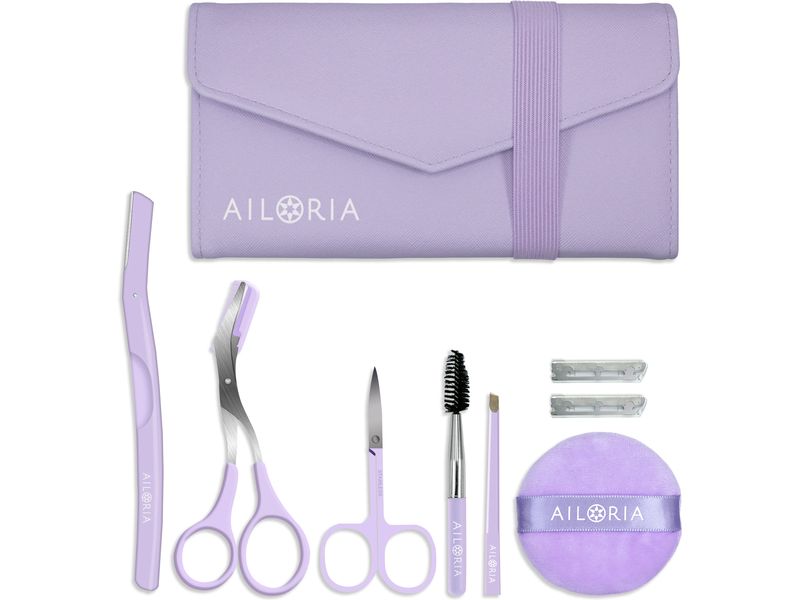 Ailoria | Visagique Eyebrow&Facial Care Set | Dreamy Lilac mit Etui