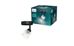 Philips | Horen Aufbauspot 5W | ohne Leuchtmittel GU10, schwarz