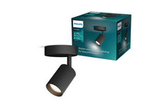 Philips | Wyatt Aufbauspot 1er | ohne Leuchtmittel GU10, schwarz