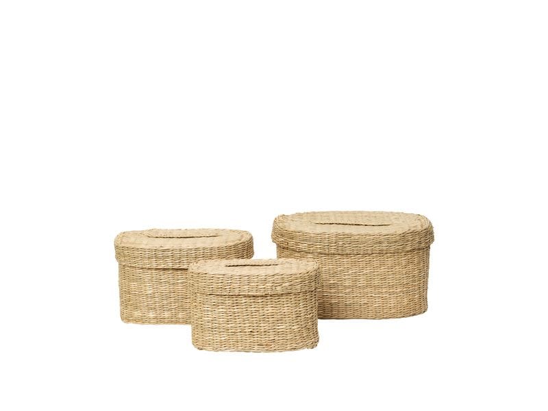 Broste Copenhagen | BC Gaby Korb | Natural, Seetang