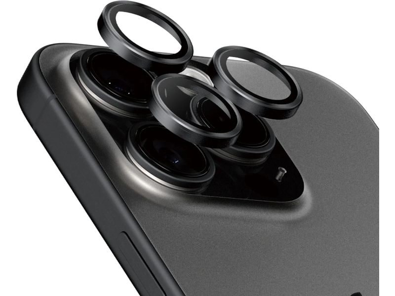 Panzerglass | Hoops Titanium, Black | iPhone 15 Pro / 15 Pro Max