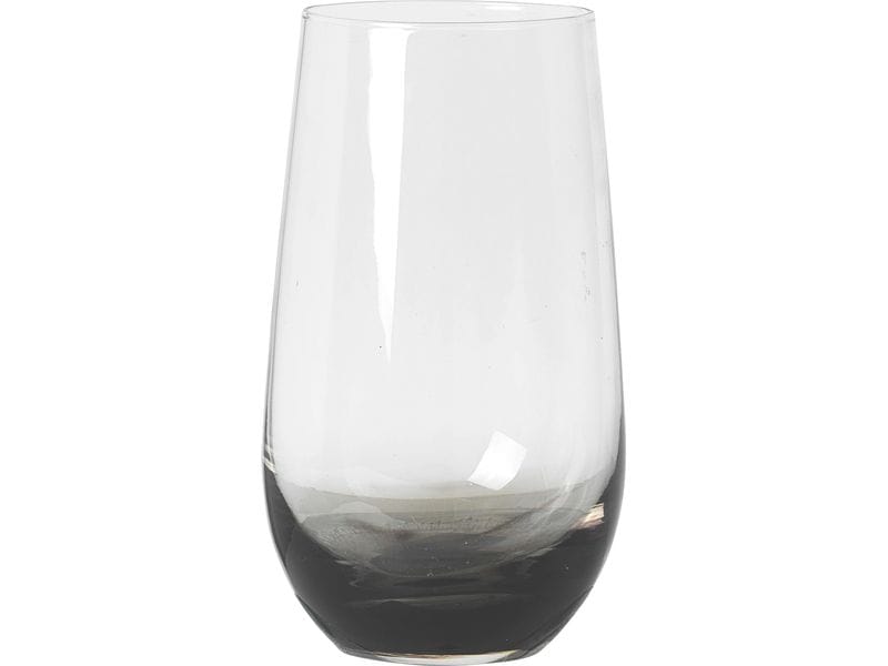 Broste Copenhagen | BC Smoke Glas | 4 Stk. Grey, Mundgeblasenes Glas