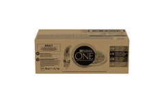 Purina ONE | Nassfutter Adult Huhn | Hochseefisch, Rind & Lamm, 60x85g