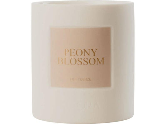 MAORA | Duftkerze Peony Blossom, 200g | Keramik, 17x13 cm