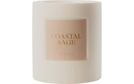 MAORA | Duftkerze Coastal Sage, 200g | Keramik, 17x13 cm