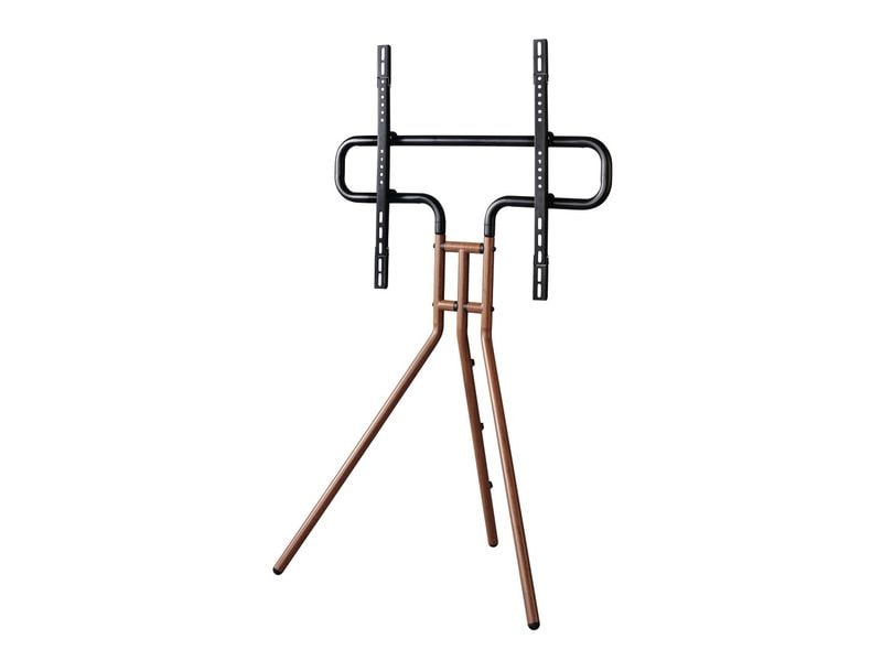 Hama Technics AG | TV-Stand Staffelei-Design, 191 cm (75) | Höhe variabel, Holzoptik Walnuss