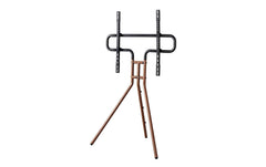 Hama Technics AG | TV-Stand Staffelei-Design, 191 cm (75) | Höhe variabel, Holzoptik Walnuss
