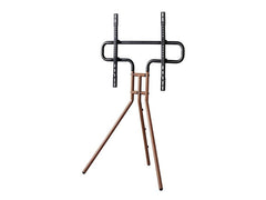 Hama Technics AG | TV-Stand Staffelei-Design, 191 cm (75) | Höhe variabel, Holzoptik Walnuss