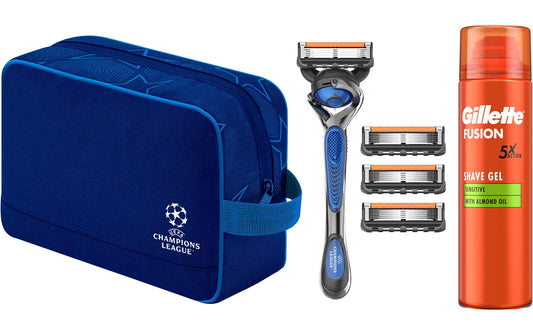 Gillette | ProGlide Set Klingen 4er&HS UEFA | 5er + Handstück + Wandhalterung